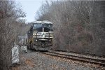 Tied down eastbound manifest waits in the siding